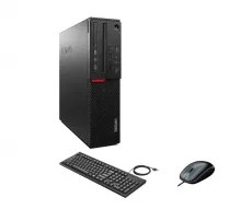 كمبيوتر سطح المكتب لينوفو ثينك سنتر M800 SFF للأعمال، معالج إنتل كور i5-6th، رام 16 جيجابايت، 240 جيجابايت إس إس دي + 2 تيرابايت إتش دي دي، واي فاي، ويندوز 10 برو