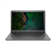 كمبيوتر محمول للأعمال HP Chromebook 14 G5، وحدة معالجة مركزية Intel Celeron N3350، ذاكرة وصول عشوائي سعتها 4 جيجابايت، محرك أقراص SSD سعة 16 جيجابايت، شاشة مقاس 14 بوصة، نظام تشغيل Chrome