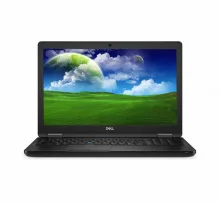 كمبيوتر محمول للأعمال من Dell Latitude 5590، معالج Intel Core i7 من الجيل الثامن، ذاكرة وصول عشوائي (RAM) سعة 16 جيجابايت، قرص SSD سعة 512 جيجابايت، بطاقة رسومات NVIDIA GEFORCE MX130، ​​شاشة تعمل باللمس مقاس 15 بوصة، نظام التشغيل Windows 10 Pro