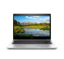كمبيوتر محمول HP EliteBook 840 G5 للأعمال، معالج Intel Core i5 من الجيل الثامن، ذاكرة وصول عشوائي (RAM) سعة 8 جيجابايت، قرص SSD سعة 256 جيجابايت، شاشة 14 بوصة، نظام تشغيل Windows