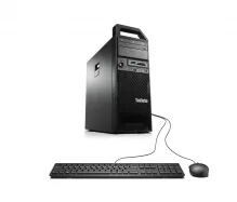كمبيوتر سطح المكتب Lenovo ThinkStation S30 Tower، وحدة المعالجة المركزية Intel Xeon E5، ذاكرة وصول عشوائي سعتها 4 جيجابايت، محرك أقراص ثابتة سعة 1 تيرابايت، معالج رسومات Nvidia Quadro 4000، واي فاي، نظام التشغيل Windows 10 Pro