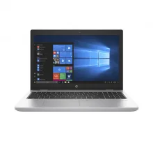 كمبيوتر محمول HP ProBook 650 G4 للأعمال، معالج Intel Core i5 من الجيل السابع، ذاكرة وصول عشوائي (RAM) سعة 8 جيجابايت، قرص SSD سعة 256 جيجابايت، شاشة مقاس 15 بوصة، نظام التشغيل Windows 10 Pro