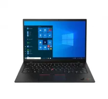 كمبيوتر محمول للأعمال من لينوفو ثينك باد x1 كاربون من الجيل التاسع، معالج إنتل كور i7 من الجيل الحادي عشر، ذاكرة وصول عشوائي (RAM) سعة 16 جيجابايت، قرص تخزين SSD سعة 512 جيجابايت، شاشة 14 بوصة، نظام تشغيل ويندوز
