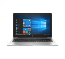 كمبيوتر محمول HP EliteBook 850 G6 للأعمال، معالج Intel Core i5 من الجيل الثامن، ذاكرة وصول عشوائي (RAM) سعة 8 جيجابايت، قرص SSD سعة 256 جيجابايت، شاشة مقاس 15 بوصة، نظام تشغيل Windows