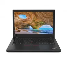 كمبيوتر محمول للأعمال من لينوفو ثينك باد T480، معالج إنتل كور i5 من الجيل الثامن، ذاكرة وصول عشوائي (RAM) سعة 8 جيجابايت، قرص تخزين SSD سعة 256 جيجابايت، شاشة تعمل باللمس مقاس 14 بوصة، نظام تشغيل ويندوز